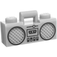 Lego magnetofon, světle modro šedá (6138216)
